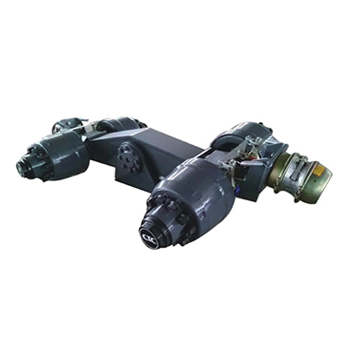 Low support two-line four axis axle