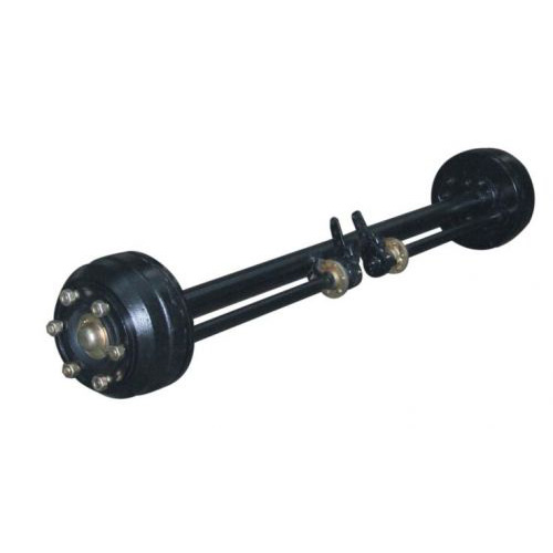 Single tire axle